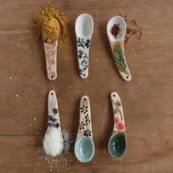 Creative Co-op - Hand-Painted Stoneware Spoon - cozylivehome.com | we sell a wide range of comfortable household items^ Shop All