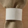 CRIMPED NAPKIN RING CREAM - cozylivehome.com | we sell a wide range of comfortable household items^ Shop All