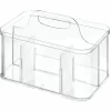Crisp Cutlery Tote Clear/Matte White - cozylivehome.com | we sell a wide range of comfortable household items^ Shop All
