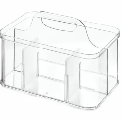 Crisp Cutlery Tote Clear/Matte White - cozylivehome.com | we sell a wide range of comfortable household items^ Shop All