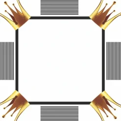 Crowns Charger - (SQUARE) Regular price $28.85 - cozylivehome.com | we sell a wide range of comfortable household items^ Shop All