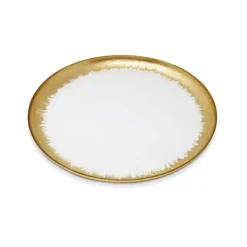 Clearance CS4863 Salad Plates with Gold Brushed Rim - cozylivehome.com | we sell a wide range of comfortable household items Giftware