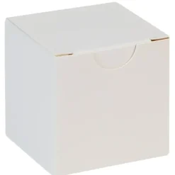 Cube White Gift Tuck Top Boxes 24 Pack 2X2X2 - cozylivehome.com | we sell a wide range of comfortable household items^ Shop All