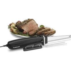 Cuisinart CEK-41 Electric Knife Set with Cutting Board, Stainless Steel/Black - cozylivehome.com | we sell a wide range of comfortable household items^ Shop All