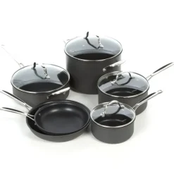 Clearance Cuisinart Chef Non-Stick Hard Anodized 10 Piece Pot Set - cozylivehome.com | we sell a wide range of comfortable household items Housewares