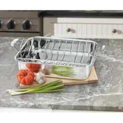 CUISINART CHEF'S CLASSIC 16" ROASTING PAN W/ RACK - cozylivehome.com | we sell a wide range of comfortable household items^ Shop All