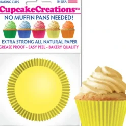 Cupcake Liner, Yellow - cozylivehome.com | we sell a wide range of comfortable household items^ Shop All