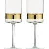CWR3335 Water Glasses with Gold Base - cozylivehome.com | we sell a wide range of comfortable household items^ Shop All
