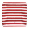 DESSERT PAPER PLATE RED & WHT STRIPE SQ - cozylivehome.com | we sell a wide range of comfortable household items^ Shop All