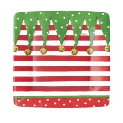 DESSERT PAPER PLATE STOCKING STRIPE SQ - cozylivehome.com | we sell a wide range of comfortable household items^ Shop All