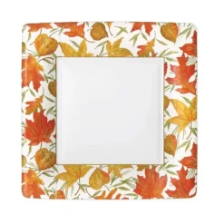 DESSERT PAPER PLATE WOODLAND LEAVES IVORY 8CT - cozylivehome.com | we sell a wide range of comfortable household items^ Shop All