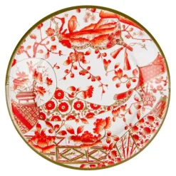 DESSERT PLATE GILDED PORCELAIN CORAL - cozylivehome.com | we sell a wide range of comfortable household items^ Shop All