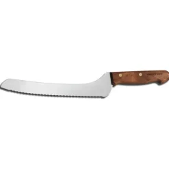 DEXTER OFFSET SCALLOPED BREAD KNIFE 9" WOOD HANDLE (S63-9SC-PCP) - cozylivehome.com | we sell a wide range of comfortable household items^ Shop All