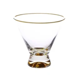Discount DG853 Dessert Cups with Gold Base and Rim - 4"D x 4"H - cozylivehome.com | we sell a wide range of comfortable household items Giftware