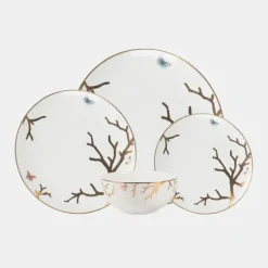 DIN-AF Aurelia Flutter Dinnerware - 16 Pc/ Service For 4 - cozylivehome.com | we sell a wide range of comfortable household items^ Shop All