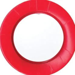 DINNER PAPER PLATE LINEN RED - cozylivehome.com | we sell a wide range of comfortable household items^ Shop All