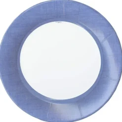 DINNER PAPER PLATE LINEN BLUE 2 - cozylivehome.com | we sell a wide range of comfortable household items^ Shop All