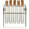 DISCONTINUED - GLASS SPICE TUBES & RACK 10PK - cozylivehome.com | we sell a wide range of comfortable household items^ Shop All