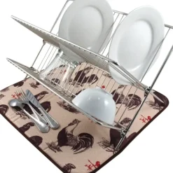 DISH DRYING MAT 16" X 18" ROOSTER - cozylivehome.com | we sell a wide range of comfortable household items^ Shop All