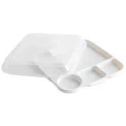DIVIDED DINNER TRAY WITH LID - cozylivehome.com | we sell a wide range of comfortable household items^ Shop All