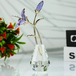 Clearance DMCF-LIL-PR CRYSTAL FLORAL – PURPLE LILY - cozylivehome.com | we sell a wide range of comfortable household items Giftware