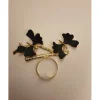 Double Black Flat Napkin Ring - cozylivehome.com | we sell a wide range of comfortable household items^ Shop All