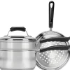 DOUBLE BOILER W/STEAMER 4PC SET - cozylivehome.com | we sell a wide range of comfortable household items^ Shop All