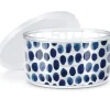 DOUBLE WALL INSULATED BOWL W/LID 22OZ INDIGO DOTS - cozylivehome.com | we sell a wide range of comfortable household items^ Shop All