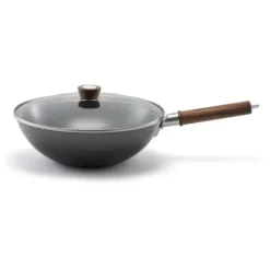 DRAGON CARBON STEEL WOK W/LID 12" - cozylivehome.com | we sell a wide range of comfortable household items^ Shop All