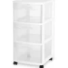 DRAWER/CART-3 12.5"WIDE-WHEEL-CL/WH - cozylivehome.com | we sell a wide range of comfortable household items^ Shop All