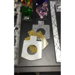 Dreidel Napkin Ring Gold Glitter 4 PK - cozylivehome.com | we sell a wide range of comfortable household items^ Shop All