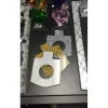 Dreidel Napkin Ring White Marble 4 PK - cozylivehome.com | we sell a wide range of comfortable household items^ Shop All