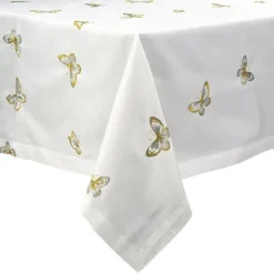 DRG-70x108 SPILL-PROOF METALIIC BUTTERFLY/DRAGONFLY TABLECLOTH - cozylivehome.com | we sell a wide range of comfortable household items^ Shop All