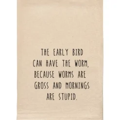 EARLY BIRD FUNNY NATURAL TOWEL - cozylivehome.com | we sell a wide range of comfortable household items^ Shop All