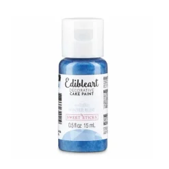 Best Sale Edible Art Winter Blue Metallic Food Paint, 15ml - cozylivehome.com | we sell a wide range of comfortable household items Foods