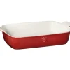 EMILE HENRY LARGE RECTANGULAR BAKER 13 X 9/4.7 QT ROUGE - cozylivehome.com | we sell a wide range of comfortable household items^ Shop All