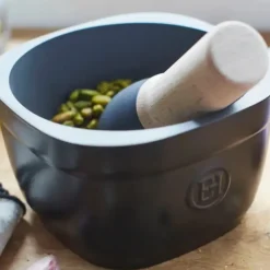Emile Henry Mortar and Pestle, 6.2"/ 1 qt - cozylivehome.com | we sell a wide range of comfortable household items^ Shop All