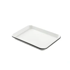 Enamel Sheet Pan Server w/ Black Rim 1/4 Size - cozylivehome.com | we sell a wide range of comfortable household items^ Shop All
