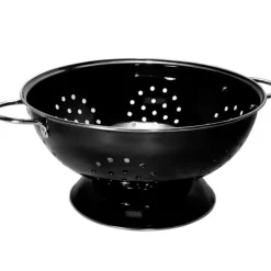 ENAMELED CALYPSO COLANDER 5 QT BLK - cozylivehome.com | we sell a wide range of comfortable household items^ Shop All