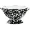 ENAMELED CALYPSO COLANDER 3 QT BLACK MARBLE - cozylivehome.com | we sell a wide range of comfortable household items^ Shop All