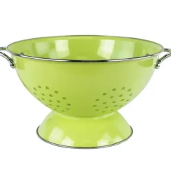 ENAMELED CALYPSO COLANDER 3 QT LIME - cozylivehome.com | we sell a wide range of comfortable household items^ Shop All
