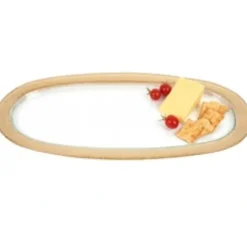 Fashion EV68 OVAL 8 X 16" GOLD TRAY - cozylivehome.com | we sell a wide range of comfortable household items Giftware