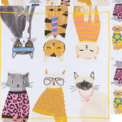 Feline Fine Floursack Dishtowel Set/2 - cozylivehome.com | we sell a wide range of comfortable household items^ Shop All