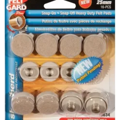 FELT GARD-SNAP-ON/SNAP OFF PADS 1" - cozylivehome.com | we sell a wide range of comfortable household items^ Shop All