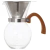 Fino Pour-Over Coffee Maker, Borosilicate Glass and Bamboo Handle, 22oz - cozylivehome.com | we sell a wide range of comfortable household items^ Shop All