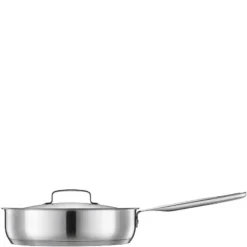 Fiskars Stainless Steel Saute Pan w/ Lid 3.38 qt. - cozylivehome.com | we sell a wide range of comfortable household items^ Shop All