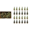 Shop Flocked Mini Bottle Brush Tree,Set 24 - cozylivehome.com | we sell a wide range of comfortable household items Holiday Decor