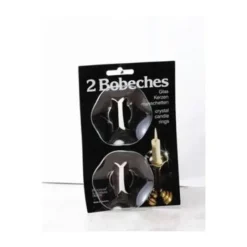 FLUTED GLASS BOBECHE SET OF 2 - cozylivehome.com | we sell a wide range of comfortable household items^ Shop All