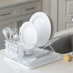 FOLDING DISH RACK JUNIOR WHT - cozylivehome.com | we sell a wide range of comfortable household items^ Shop All