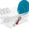 FOLDING DISH RACK WHT - cozylivehome.com | we sell a wide range of comfortable household items^ Shop All